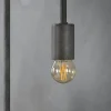Ampoule globe 4,5 cm ambré LED filament lumière chaude (E27)