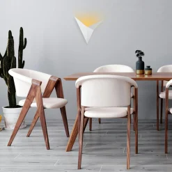 Applique murale design noire, origami triangulaire SFAX