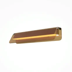 Applique murale LED grise avec volet horizontal 30 cm MINA