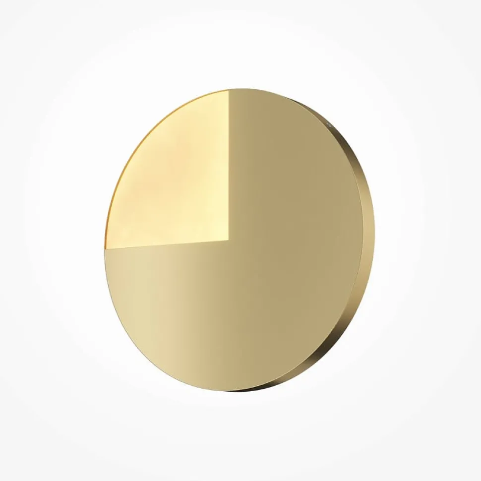 Applique murale moderne à cadran doré ⌀38 cm LAUREL