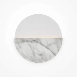 Applique murale moderne – disque marbre strié ⌀30 cm LAUREL