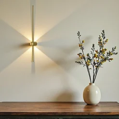 Applique murale noire – barre verticale minimaliste SALEM