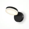 Applique murale orientable noire – forme ronde OCALA