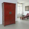 Armoire 2 portes hévéa 120x60x195cm MAORI