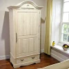 Armoire Hévéa 1 porte 100x55x200cm TRADITION