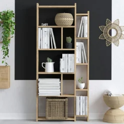 Armoire penderie moderne - 4 portes blanches L.140 cm BYRON