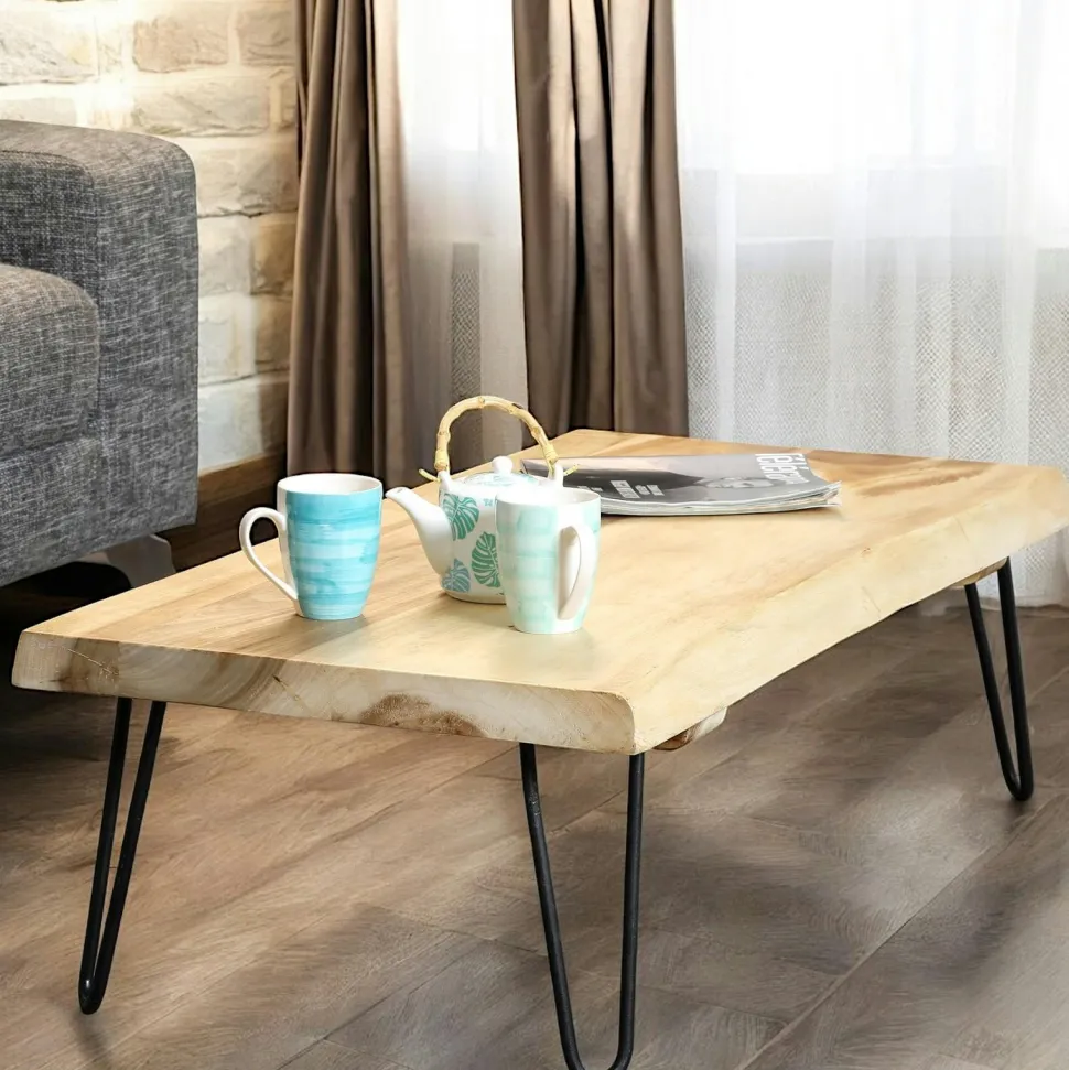 Banc de jardin en Teck brut massif 150cm SUMMER