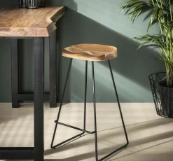 Banc tv bois recyclé 2 niveaux SWING