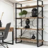 Bibliothèque Etagère bois recyclé BRISBANE