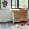 Buffet / Commode Chinois Hévéa 3 tiroirs 110x48x81cm MAORI