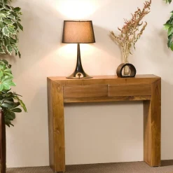 Buffet bois massif 4 portes - frise décorative ROSETO