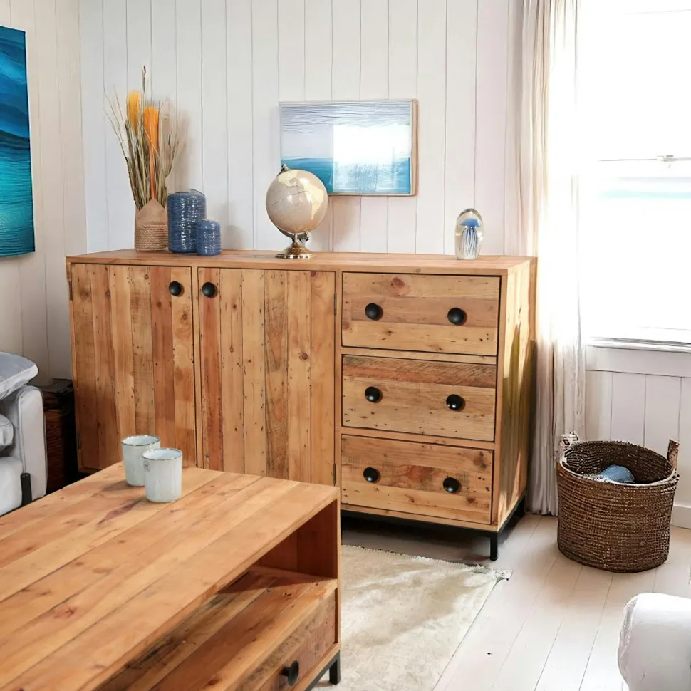 Buffet en bois recyclé 150 cm CANBERRA