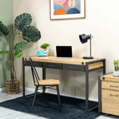 Buffet industriel bois-métal 3 portes 1 tiroir 150 cm BROOKLYN