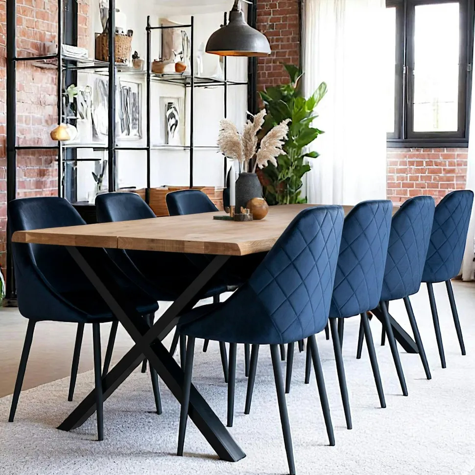 Buffet industriel bois-métal 3 portes 1 tiroir 150 cm BROOKLYN