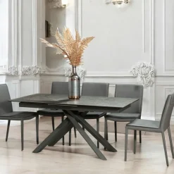 Buffet moderne en chêne blanc 200 cm ZONZA