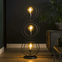 Buffet noir en bois de manguier LUCKNOW