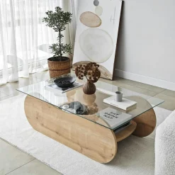 Chaise de salle à manger en velours bleu JAVA (lot de 2)