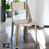 Chaise design chrome (lot de 2) HELSINKI