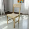 Chaise Hévéa 45x46x90cm TESSA