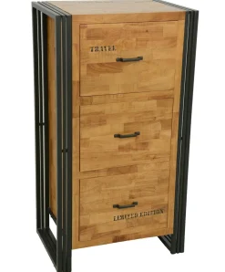 Chevet bout de canapé bois recyclé BRISBANE
