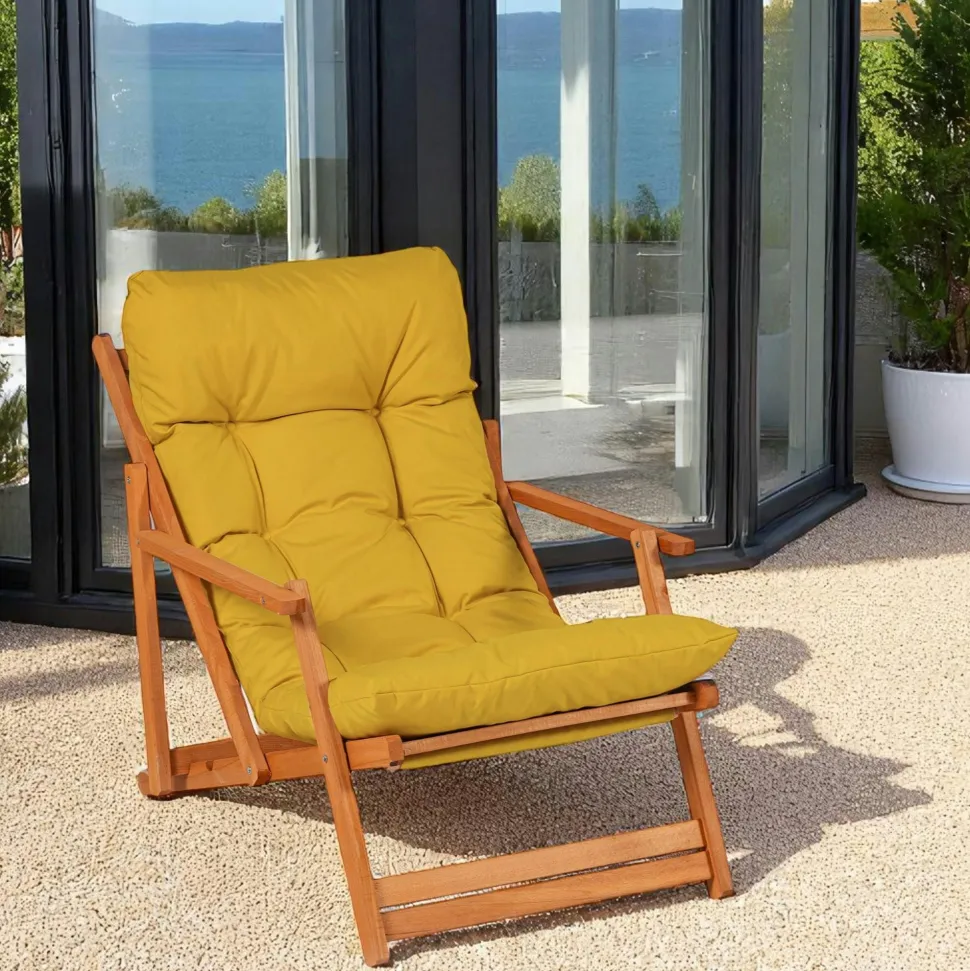 Chilienne jaune pliante - grand confort SORA
