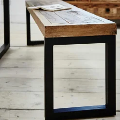 Console marbre et bois MASSA