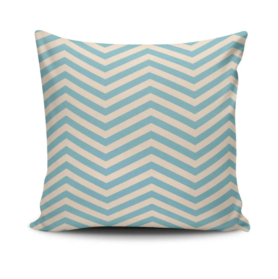 Coussin gris – motifs imbriqués IZMIR