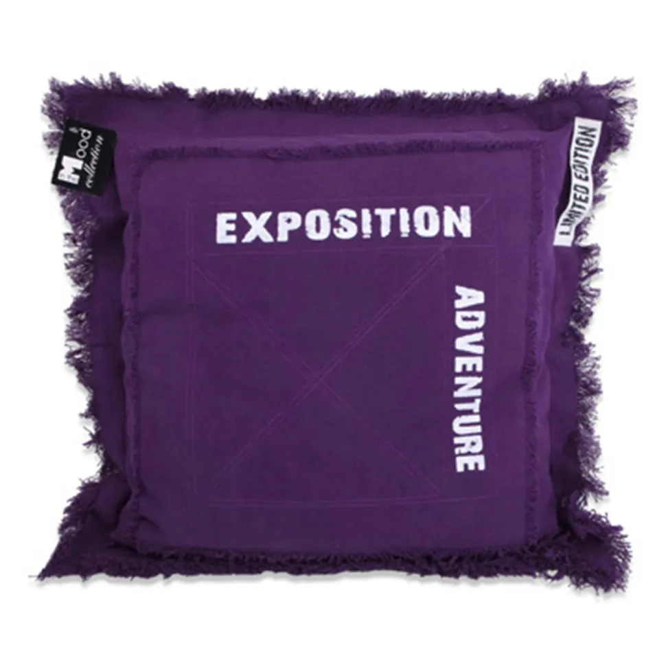 Coussin violet Adventure