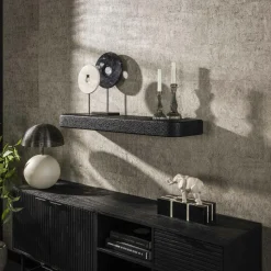 Etagère murale noire 100 cm TAJ