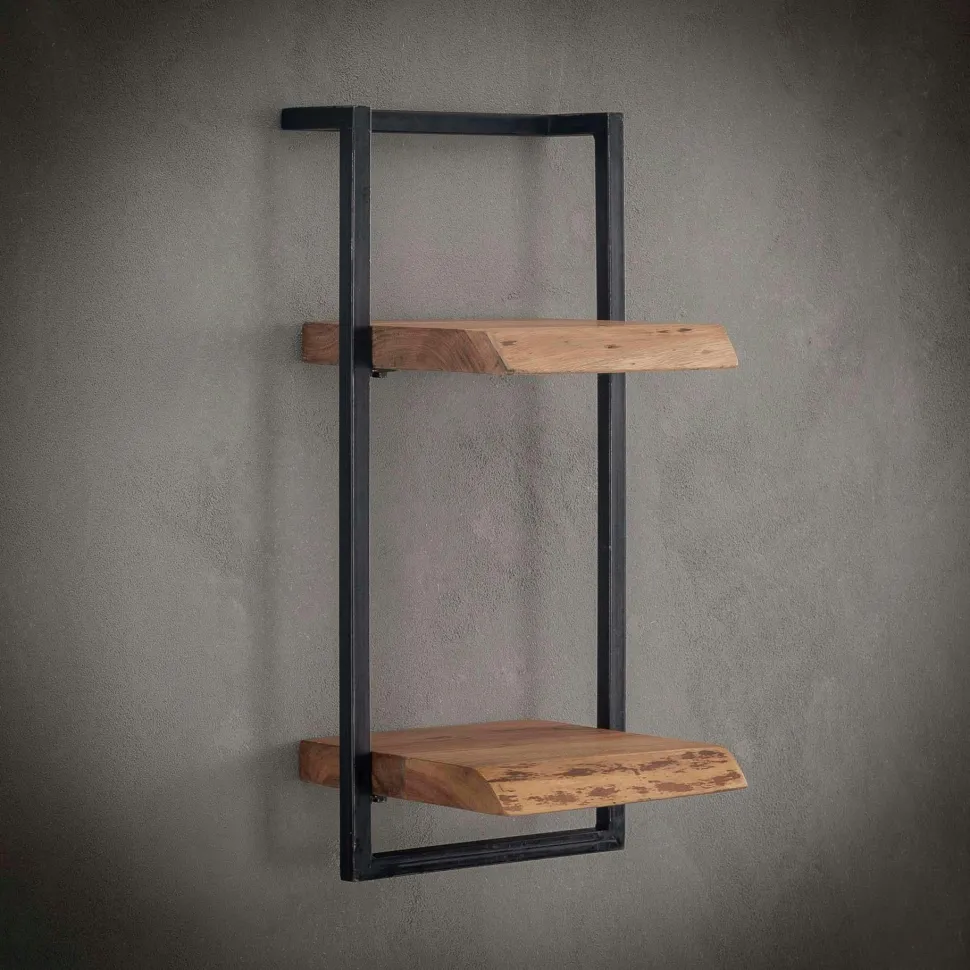 Etagère murale ronde en bois d'acacia Ø 35 cm (lot de 3) MELBOURNE