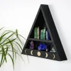 Etagère murale triangulaire noire - 2 niveaux AVIALA