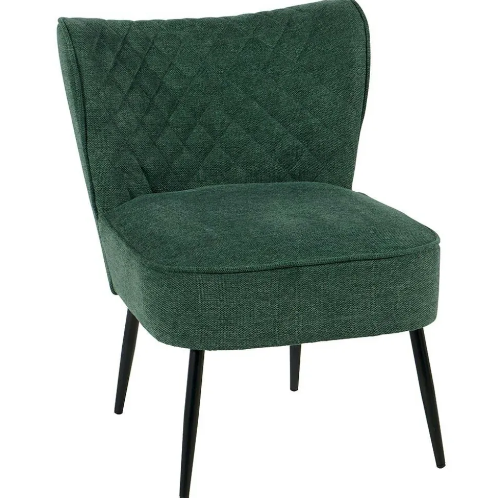Fauteuil bas blanc MALMOE