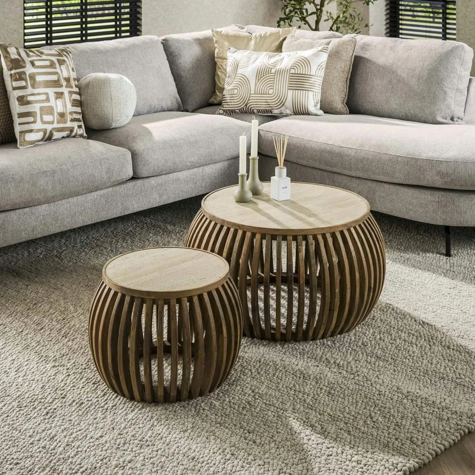 Fauteuil cabriolet design tissu bouclé terracotta IENA