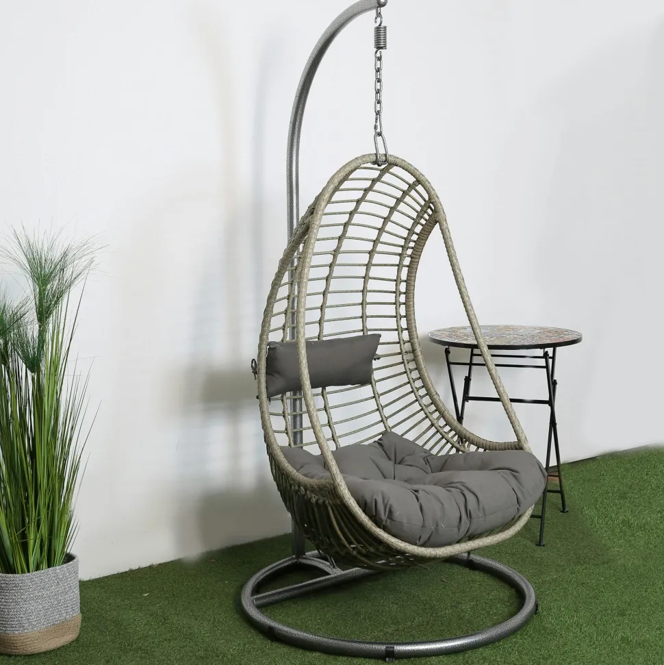 Fauteuil œuf suspendu blanc SOUTH BEACH