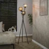 Lampadaire design en verre – torche 3 couleurs NIAGARA