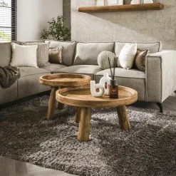 Lampadaire en bois de teck recyclé 184 cm JAVA