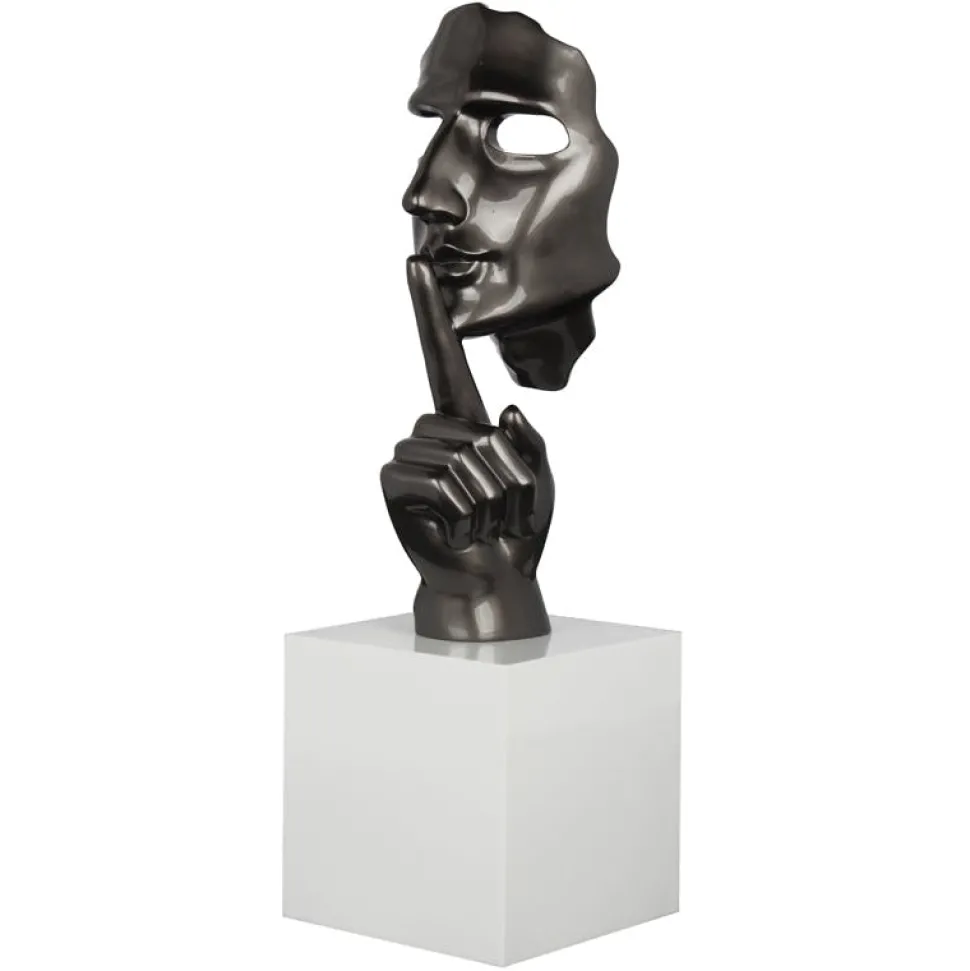 Lampe à poser contemporaine effet glaçon finition chromée NIAGARA