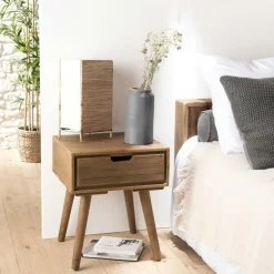 Lampe décorative pied bambou LUCKNOW