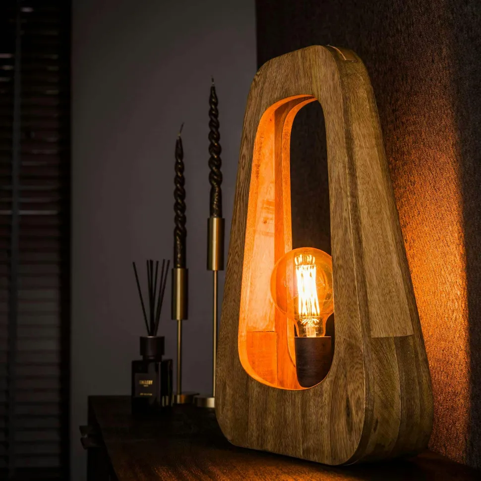 Lampe de salon avec abat-jour effet maille TRIBECA