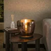 Lampe de salon moderne avec vasque en verre cuivré 27 cm NIAGARA