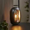 Lampe noire avec cadre épais 35 cm RALF