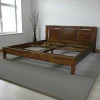 Lit 2 places Hévéa pour couchage 160x200 174x214x86cm TESSA