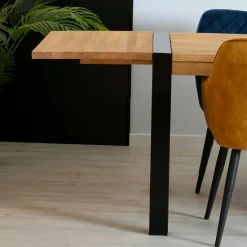 Meuble bar pin massif brossé 2 tiroirs 126cm LOUNDGE