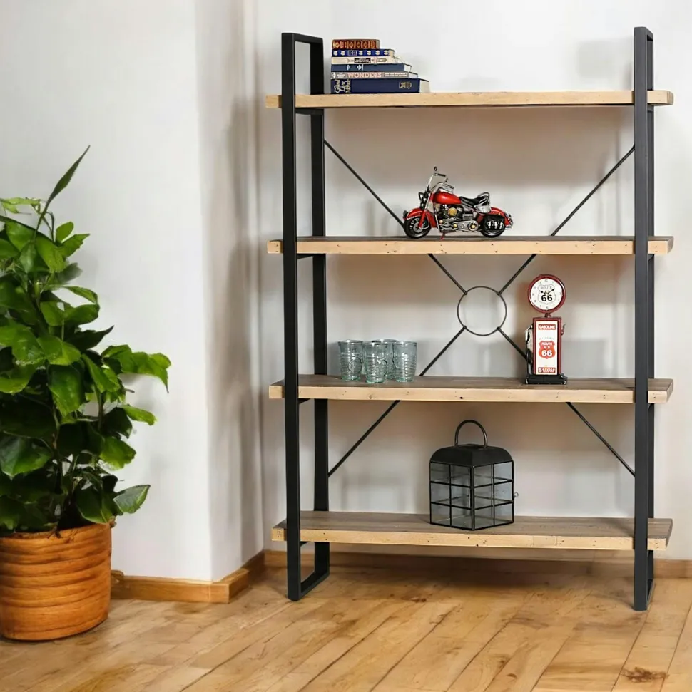 Meuble étagère en bois recyclé AUCKLAND