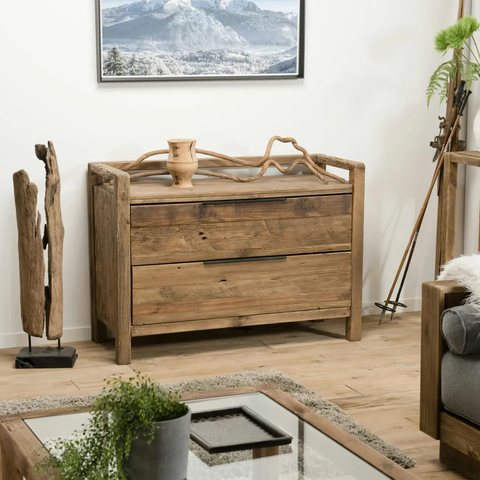 Meuble étagère en bois recyclé AUCKLAND