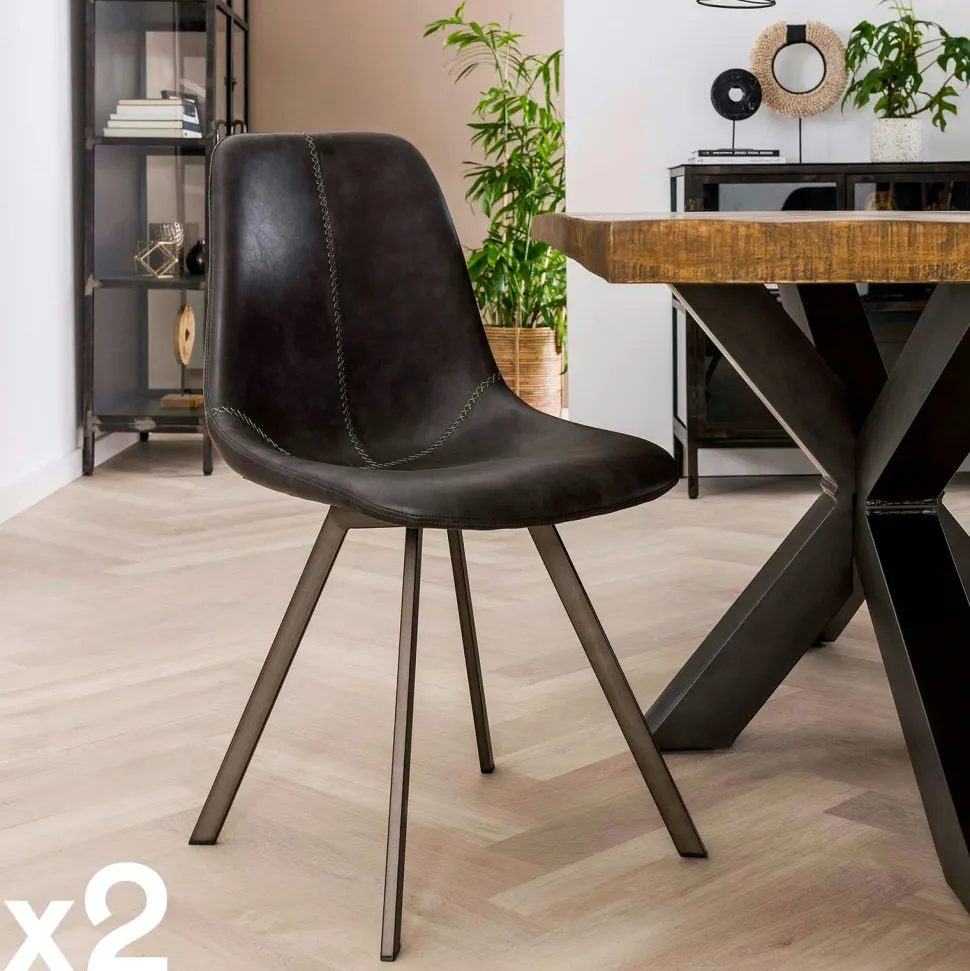 Meuble tv à roulettes teck recyclé SWING