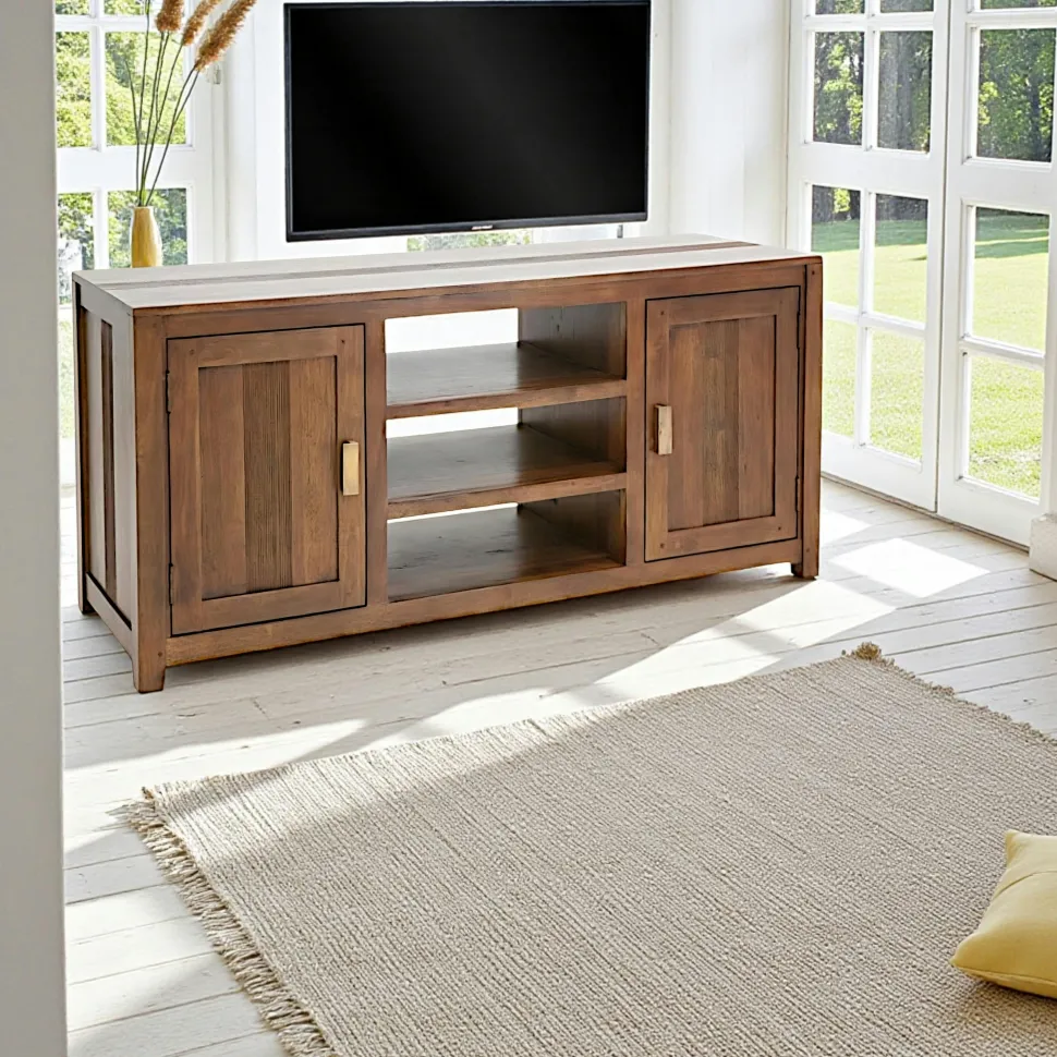Meuble TV hévéa 136cm GALA