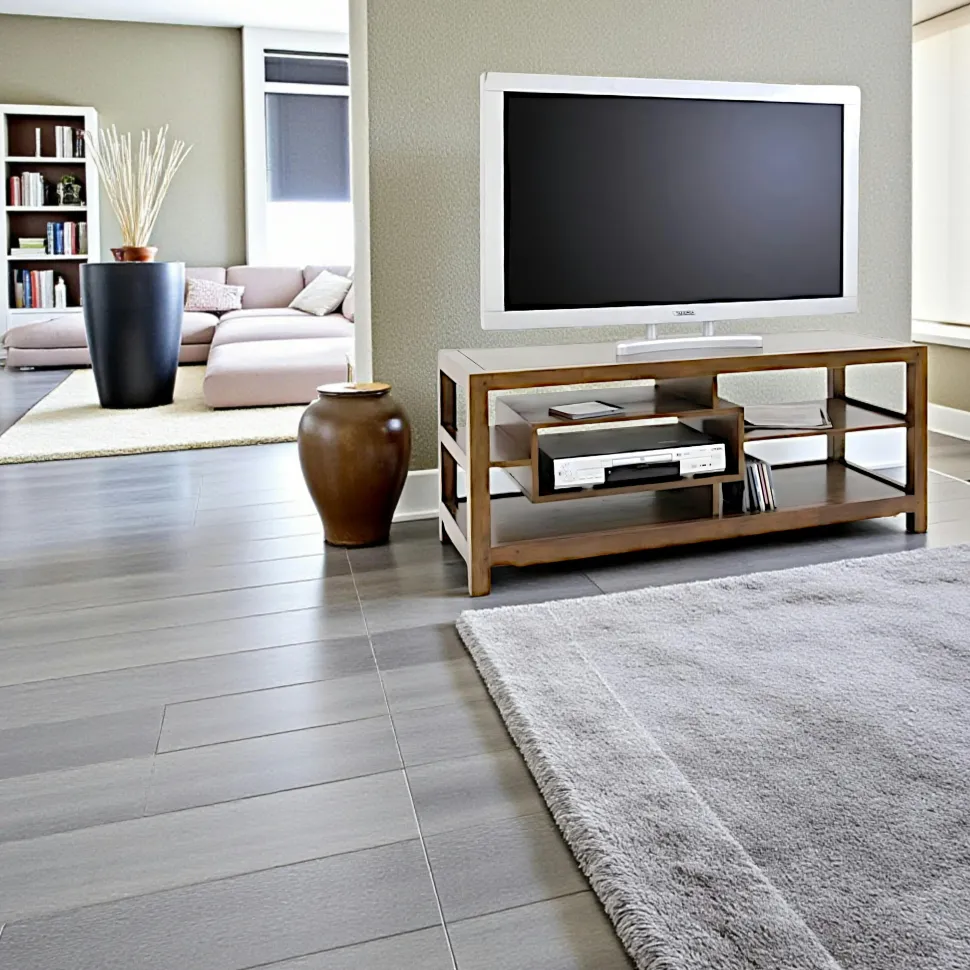 Meuble TV hévéa 120cm HELENA