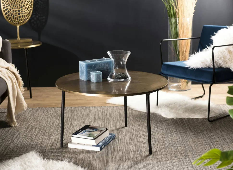 Meuble tv marbre et bois MASSA