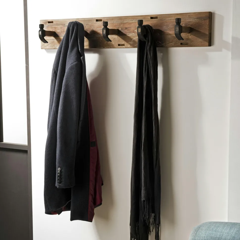 Meuble TV moderne chêne acier 150 cm RIVERSIDE